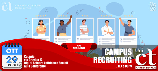 Campus recruiting Dip. Di Scienze politiche e Sociali e di Giurisprudenza